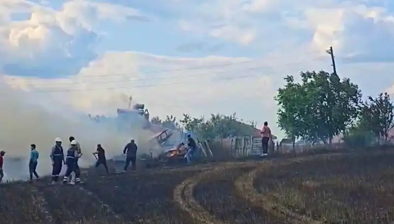 Tarlayı Kundaklayan Şahıs, Polis Tarafından 96 Saatte Yakalandı