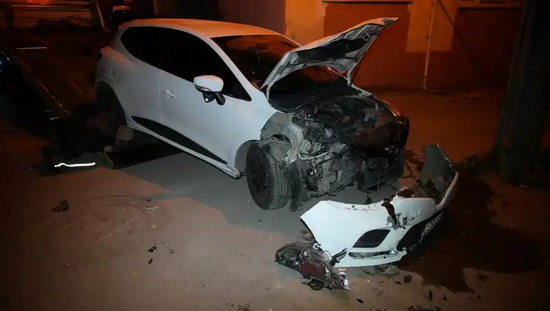 Alkollü Sürücünün Dehşet Verici Kazası: 5 Araç Birden Zarar Gördü