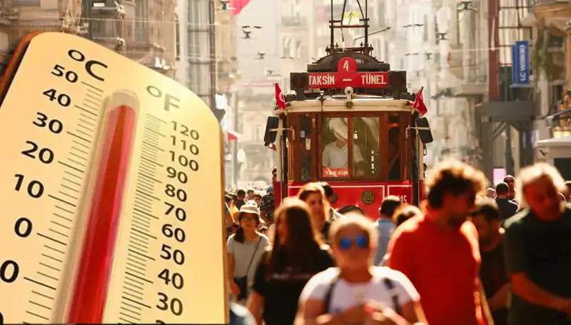 İstanbul'da Pazar Günü Yağmur Beklenirken Hava Sıcaklığı Tırmanıyor!