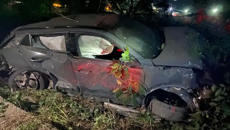 Alkollü Sürücünün Korkunç Kazası: Araç Takla Attı ve Hurda Yığınına Döndü