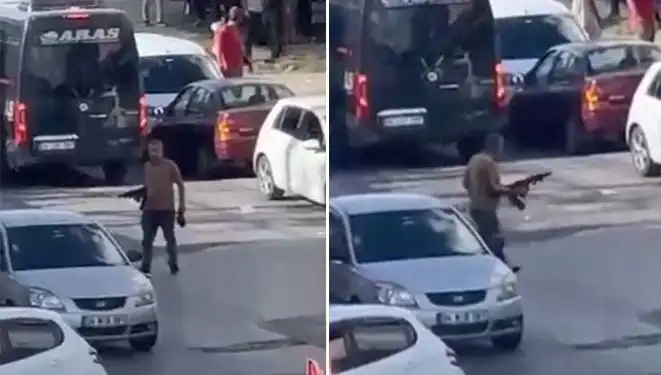 Başakşehir'de Korku Dolu Anlar: Pompalı Tüfekle Sokakları Kapattı