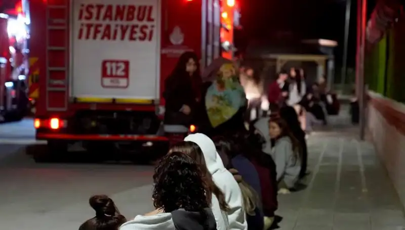 2,500 Kişilik Kız Öğrenci Yurdunda Yangın: Panik ve Kurtarma Operasyonu