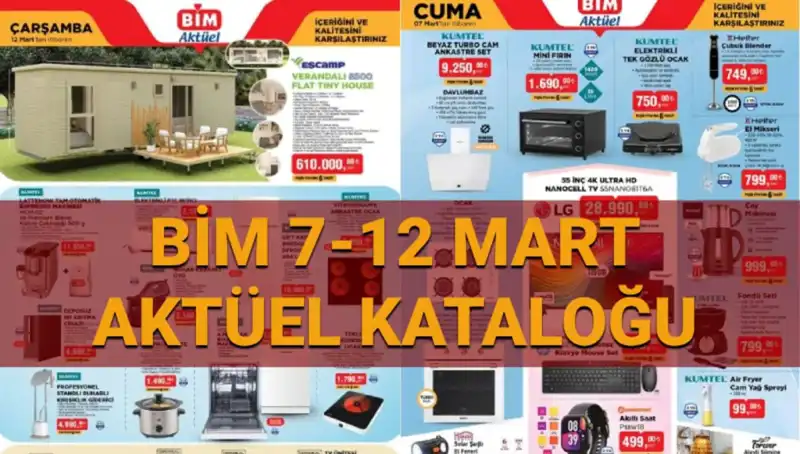 BİM Aktüel Kataloğu ile Mart Ayında Hangi Ürünler Satışta?