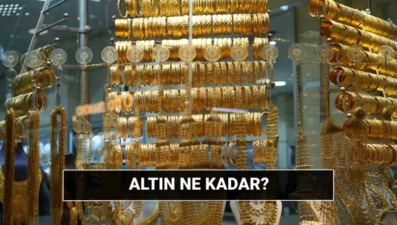 Bugün altın fiyatları: Gram ve çeyrek altın kaç lira?