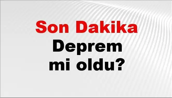 Kütahya'da Art Arda Gelen Sarsıntılar: Deprem Korkuttu!