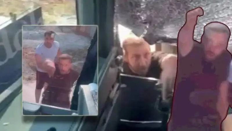 Tur Otobüsüne Taşlı Saldırı: Şoför Yaralandı, Turistler Korku Dolu Anlar Yaşadı!