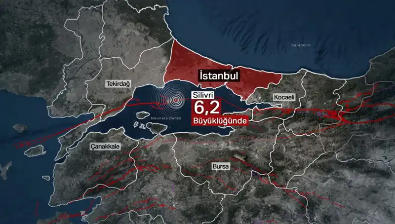 İstanbul'da 6.2 Büyüklüğünde Deprem: Şehir Beşik Gibi Sallandı