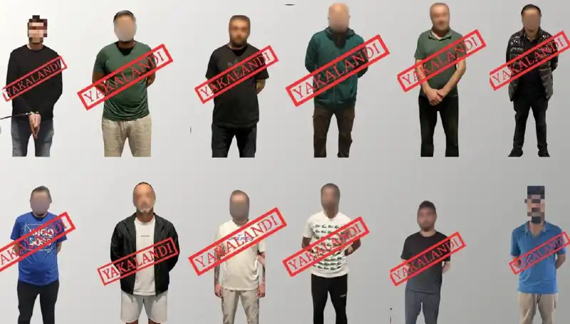 Ulusal Seviye Aranan 12 Kişi Kırmızı Bültenle Yakalandı: Olayın Detayları Ortaya Çıktı